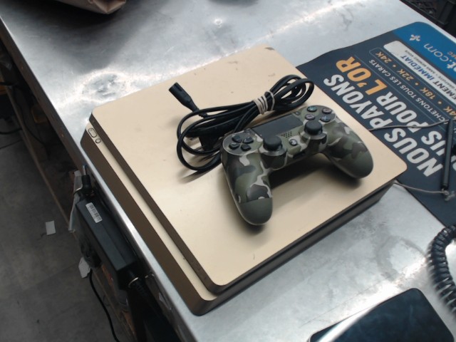 Console ps4 gold edition fils+manette