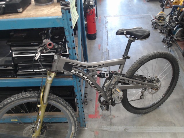 Velo double suspension/drein disque