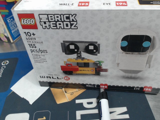 Lego wall-e et eve brickheads