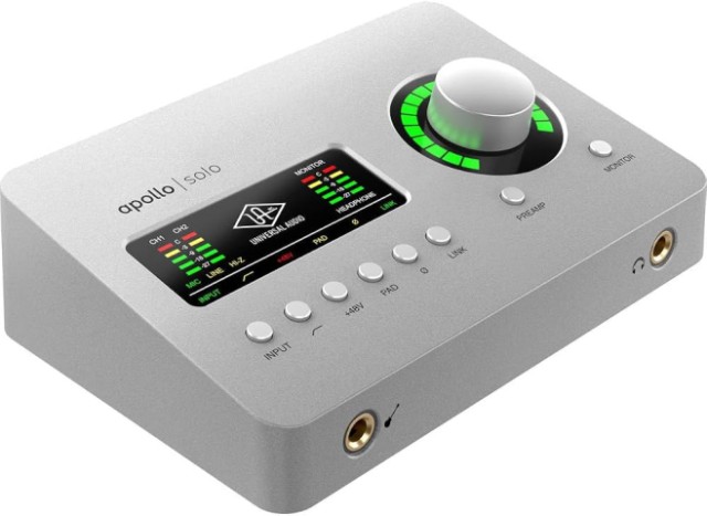 Apollo solo thunderbolt 3 audio interfac