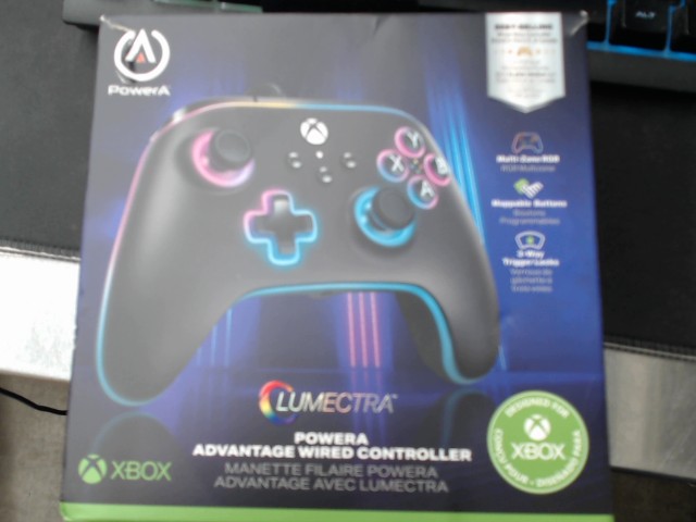 Manette xbox one power a noir en boite