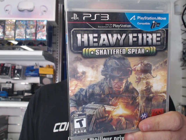 Heavy fire shattered spear