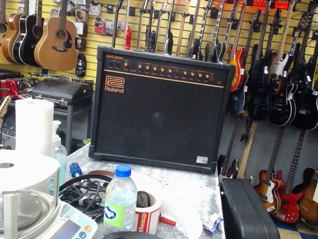 Ampli de guitare noire