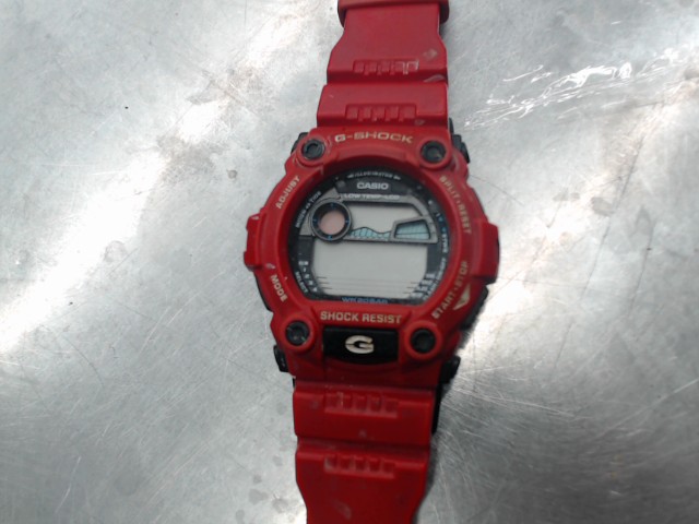Montre casio g shock rouge shock resist