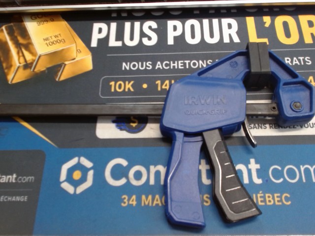 Quick grip bleu