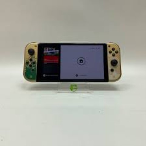 Nintendo switch gold white and green
