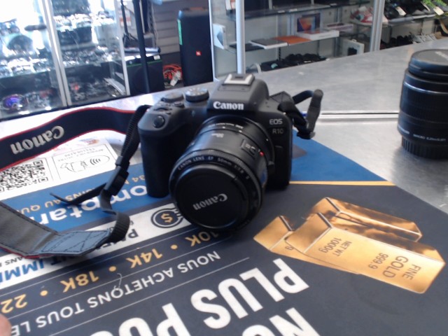 Canon eos r10 + jjc adapter + 50mm lens