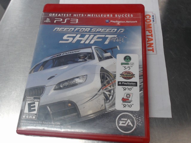 Need for speed shift