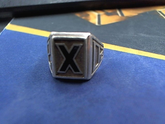 Bague argent x
