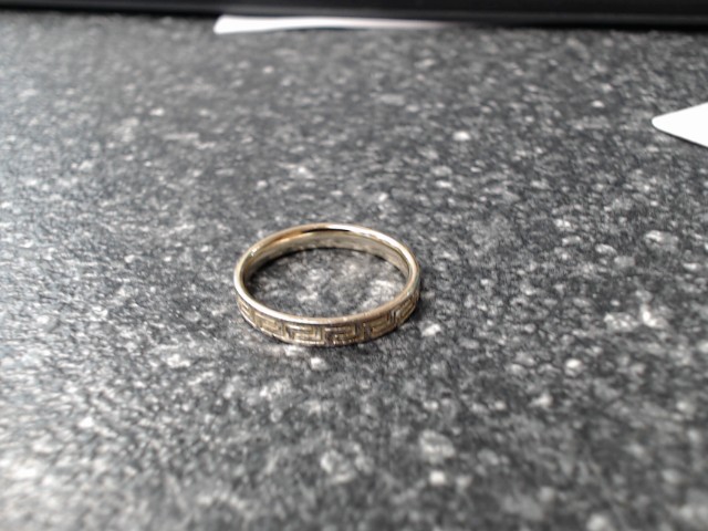 Bague en argent versace
