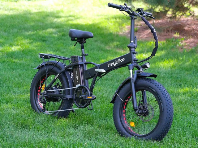Heybike electric bike with charger