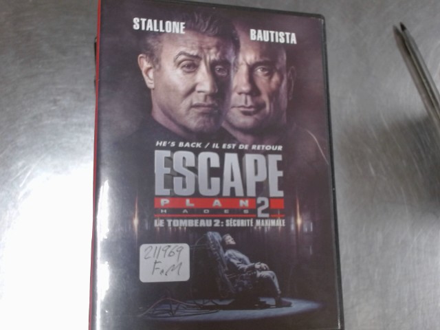 Escape plan 2 dvd