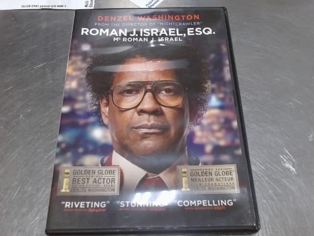 Roman j.israel,esq dvd