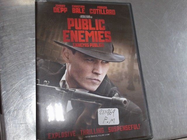 Public enemies dvd