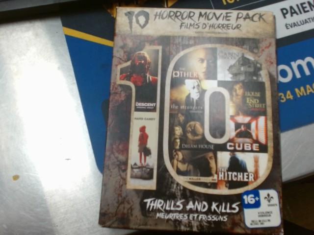 Coffret 10 horror movie