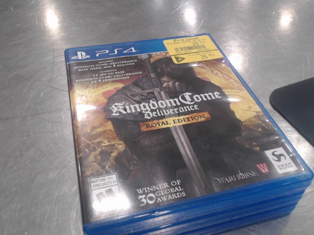 Kingdom come delivrance royal ed jeu ps4