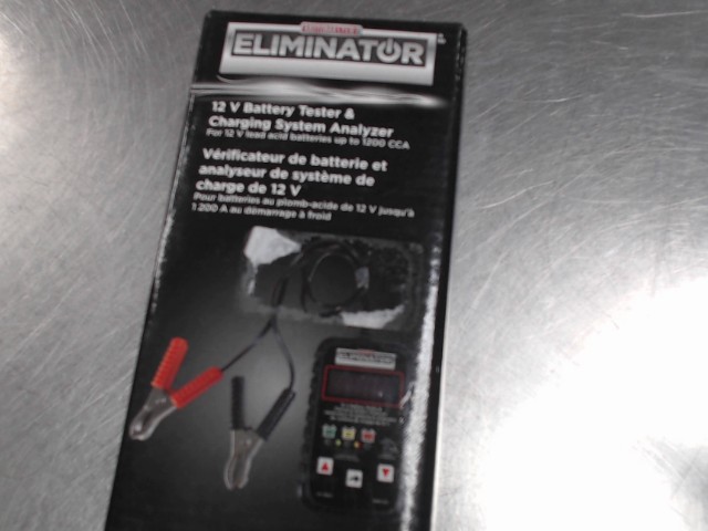 12 v battery tester charging system