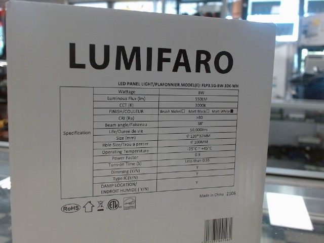 Led panel light