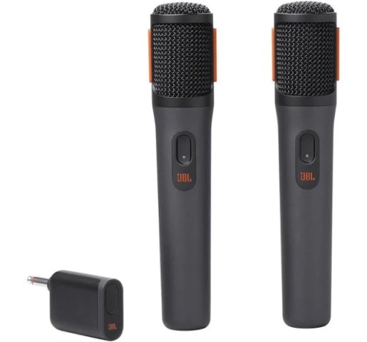 2 mic jbl party box wireless + box
