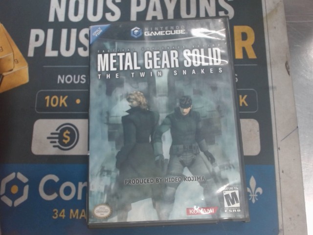 Metal gear solid the twin snake sans liv