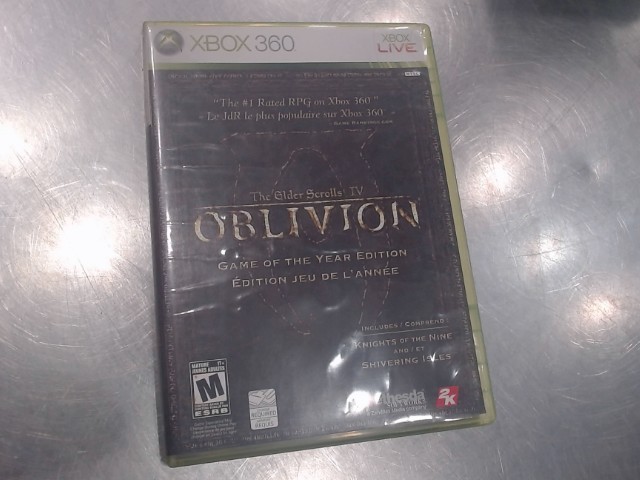 Oblivion game of the year