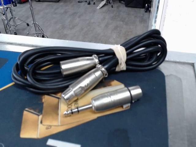 Jack xlr+adapteur jack