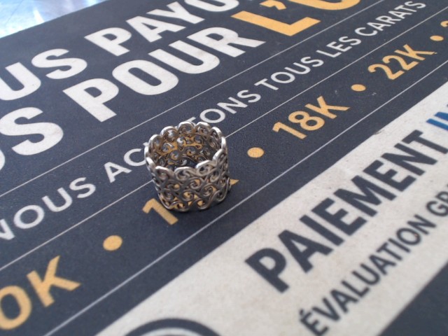 Bague en argent