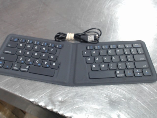 Clavier bluetooth pliable+fils