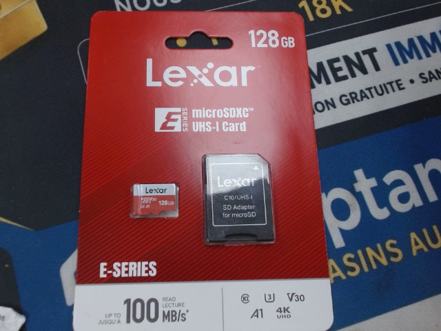 Micro sdxc ush-i card 128gb