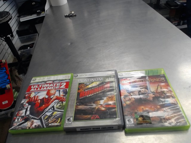 Lot de 3 jeu xbox