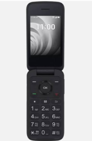 Flip phone motorola tcl volacono black