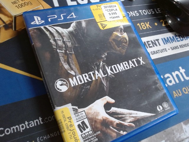 Mortal kombat x ps4
