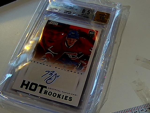 GALLAGHER HOT ROOKIE SIGNATURES BGS 8,5