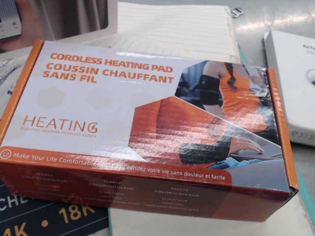 Coussin chauffant sans fil scell�