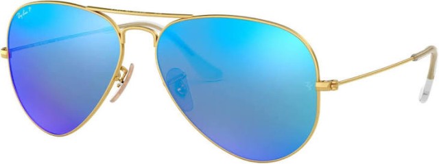 Rayban sunglasses lens bleu avec etui