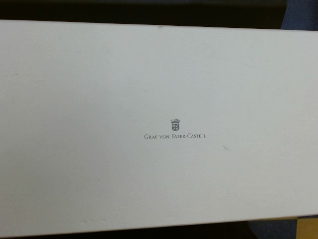 Kit graphite pen set platinium plated