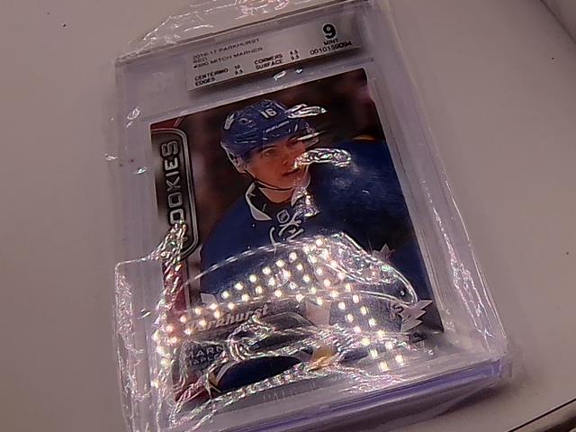 MITCH MARNER PARKHURST RED ROOKIE BGS 9