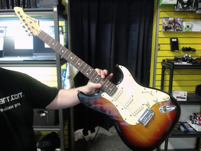 Guitare electrique sunburst