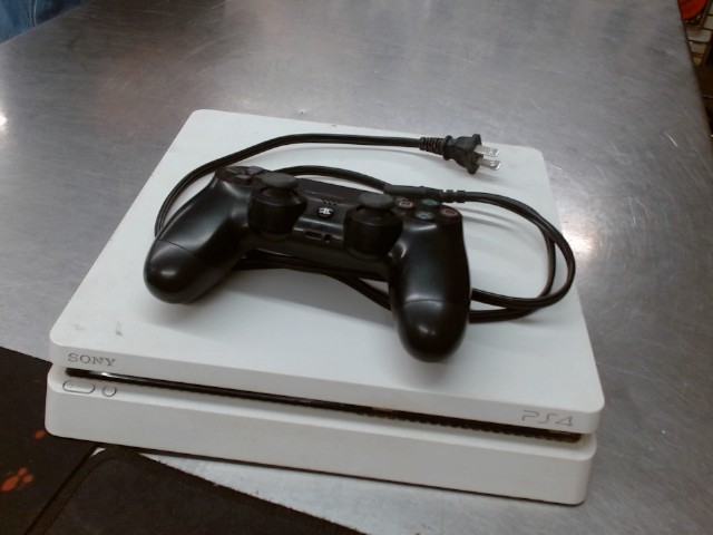 Ps4 blanc avec manette et fil