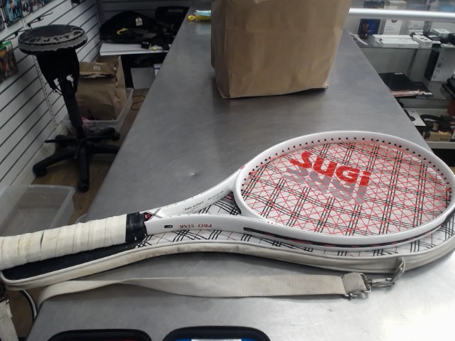 Racket sugi p-800 blanc et rouge