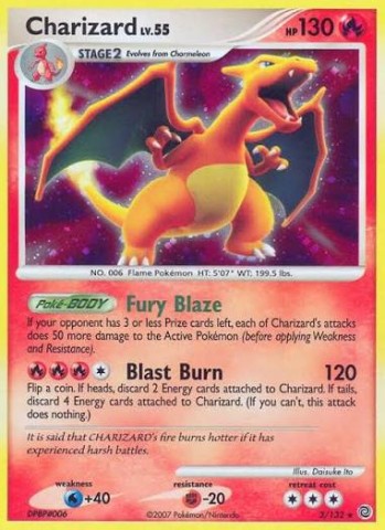 Charizard secret wonder mauvaise conditi