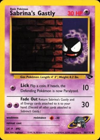 Sabrina gastly damaged