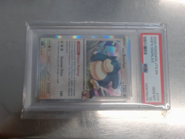 Snorlax 2025 psa 10