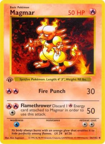 Magmar v first edition