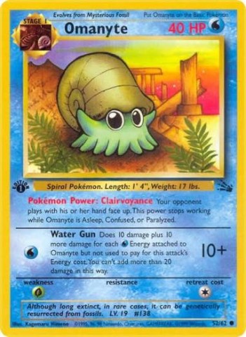 Omanyte 1st editionf