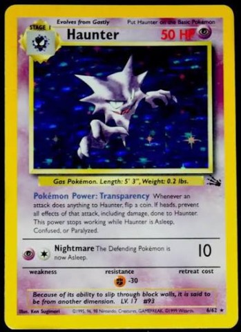 Haunter holo base set