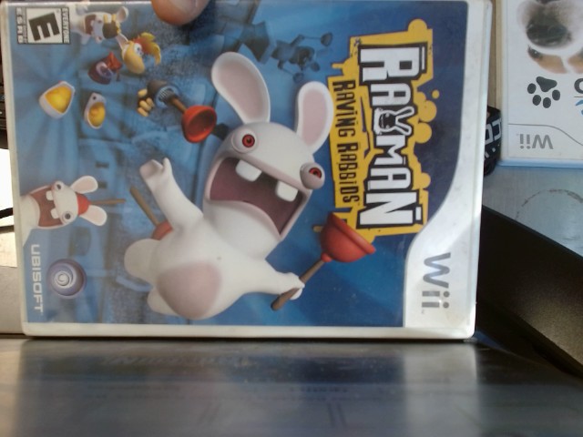 Rayman having rabbids