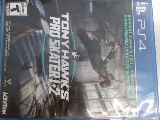 Pro skater 1 + 2 ps4