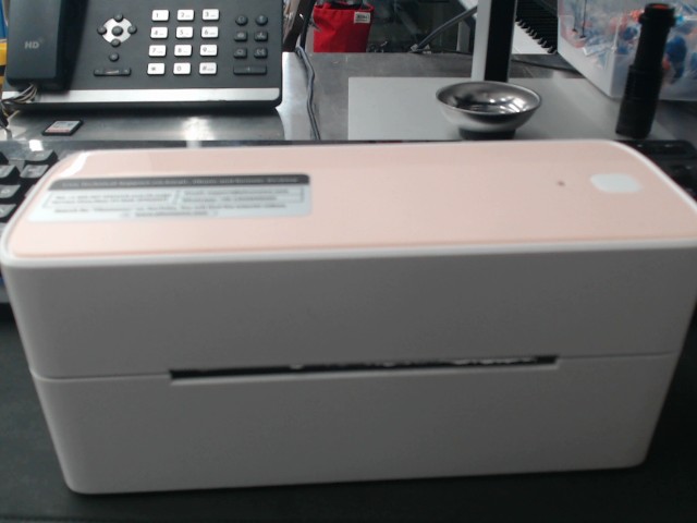 Label printer logistics