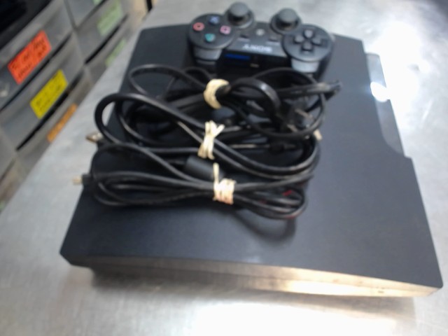 Ps3 slim + man + fils
